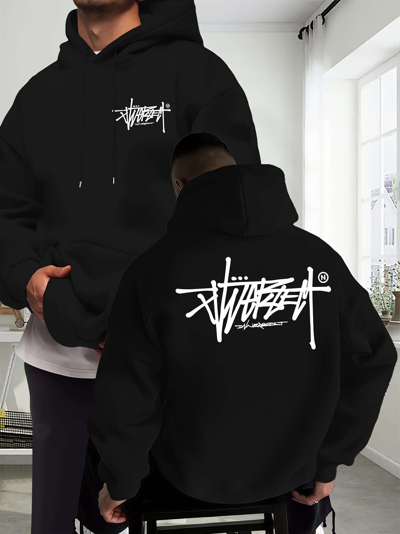 Streetwear Outfit Brand - Nueva Sudadera con Capucha Oversize de