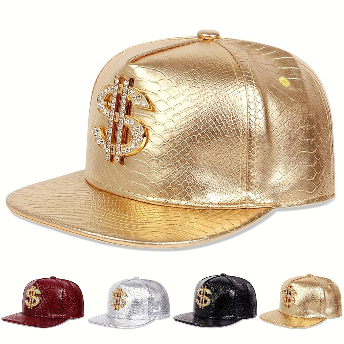 Streetwear Brand Beanie - Gorra de béisbol de cuero con