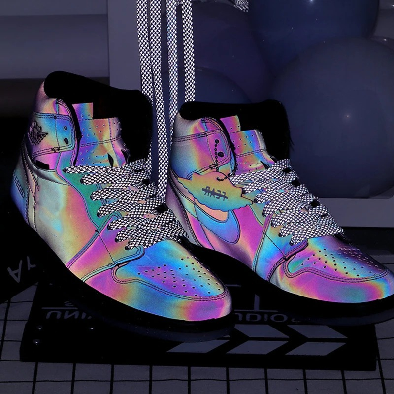 Travis Scott Lace - Cordones planos que brillan en la