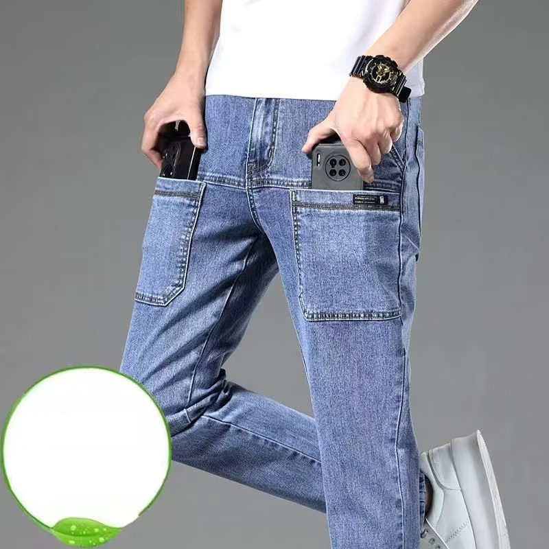 Pantalones de mezclilla de pie - Streetwear Brand Sale reseña y precio