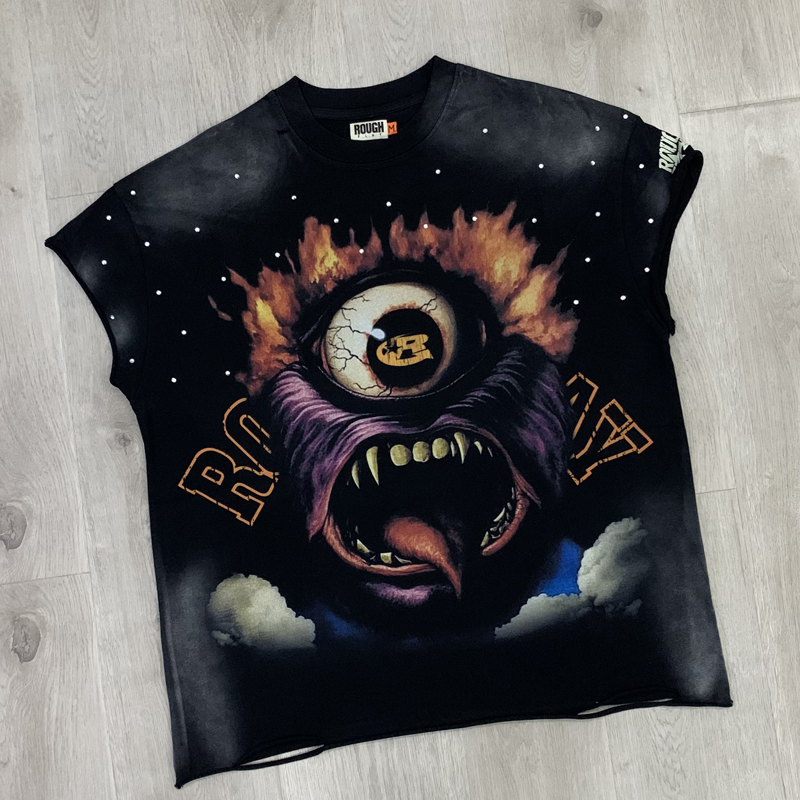 Chaleco ROUGH PLAY Negro Lavad - Streetwear Brand With Eye reseña y precio