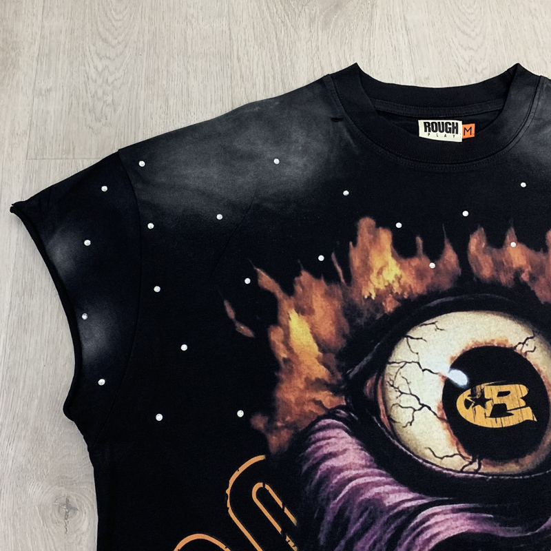 Chaleco ROUGH PLAY Negro Lavad - Streetwear Brand With Eye reseña y precio