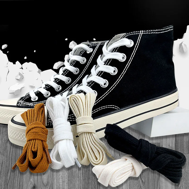 Cordones planos de algodón par - Travis Scott Lace reseña y precio