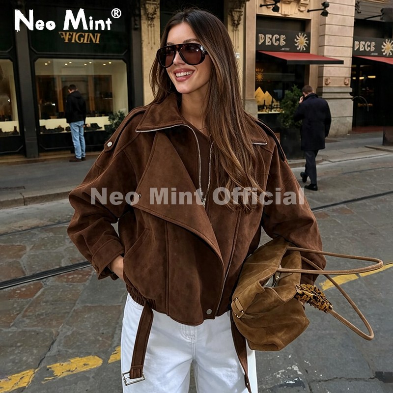 Chaqueta de gamuza oversize ma - Streetwear Girl Brand reseña y precio