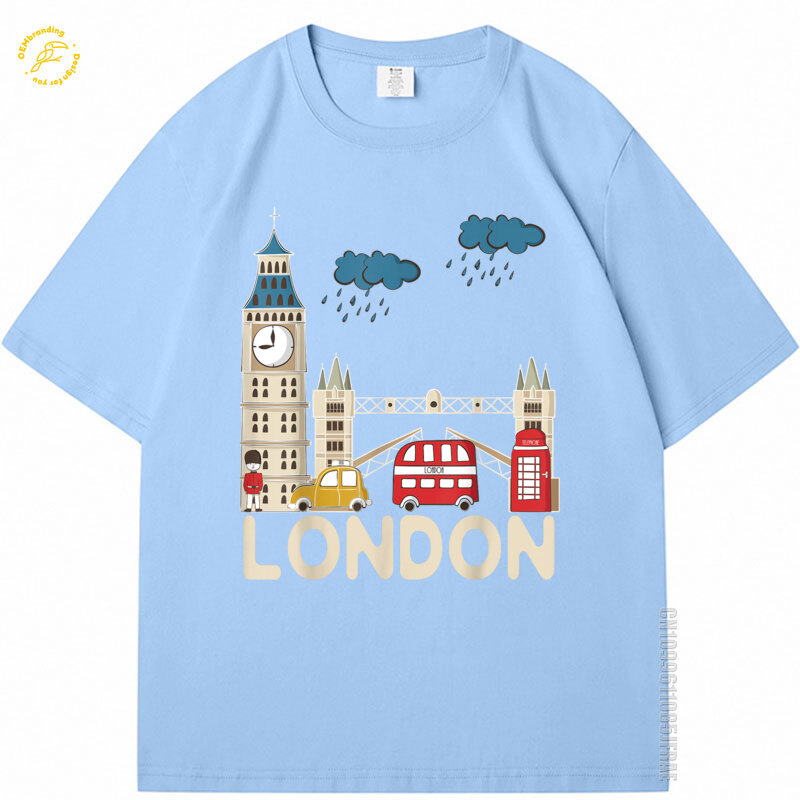 Camiseta de Londres lluviosa,  - Streetwear Brand Sale reseña y precio