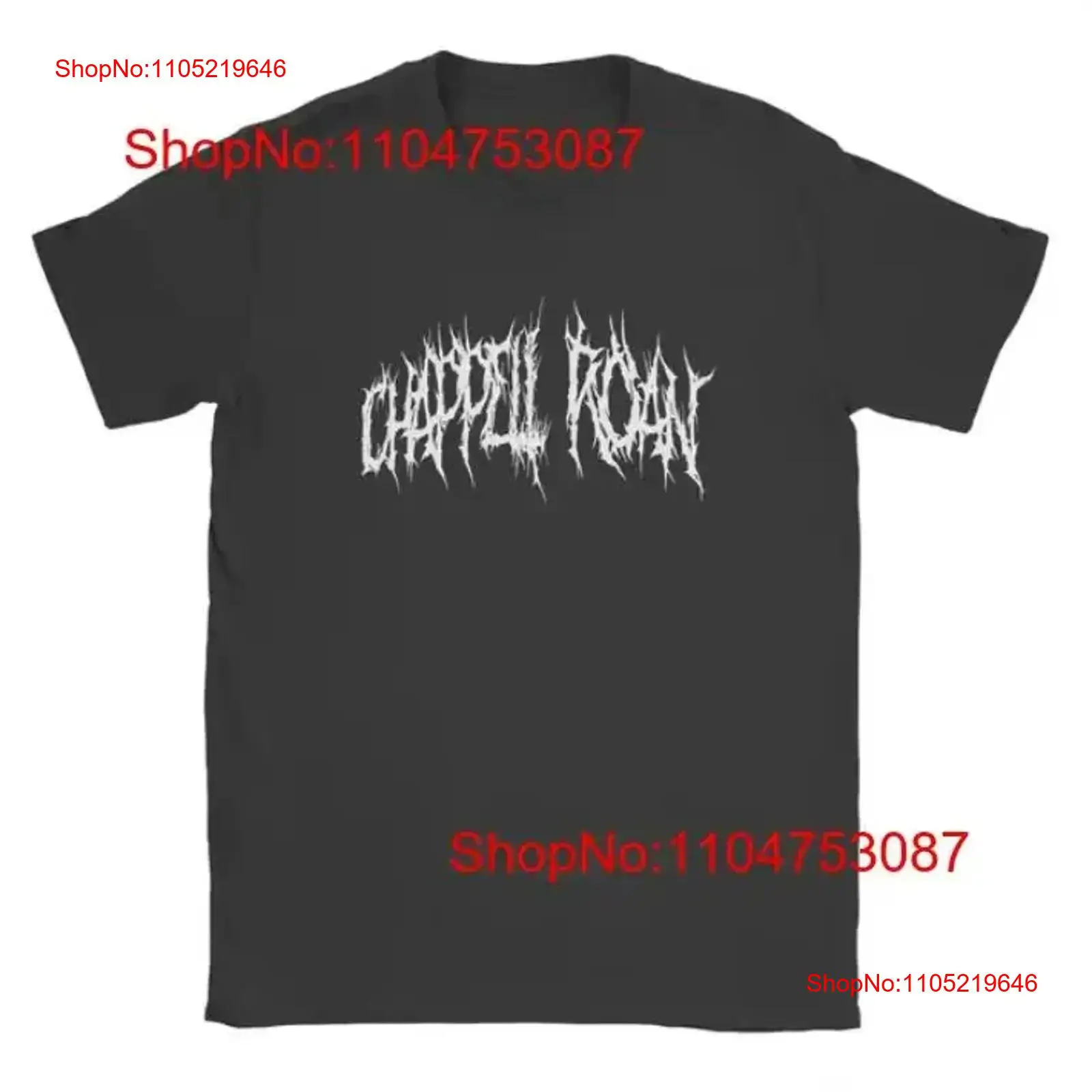 Nueva camiseta negra Chappell  - Streetwear Brand Font reseña y precio