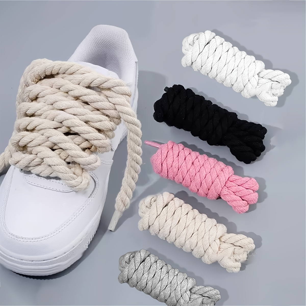 Cordones trenzados hechos a ma - Travis Scott Lace reseña y precio