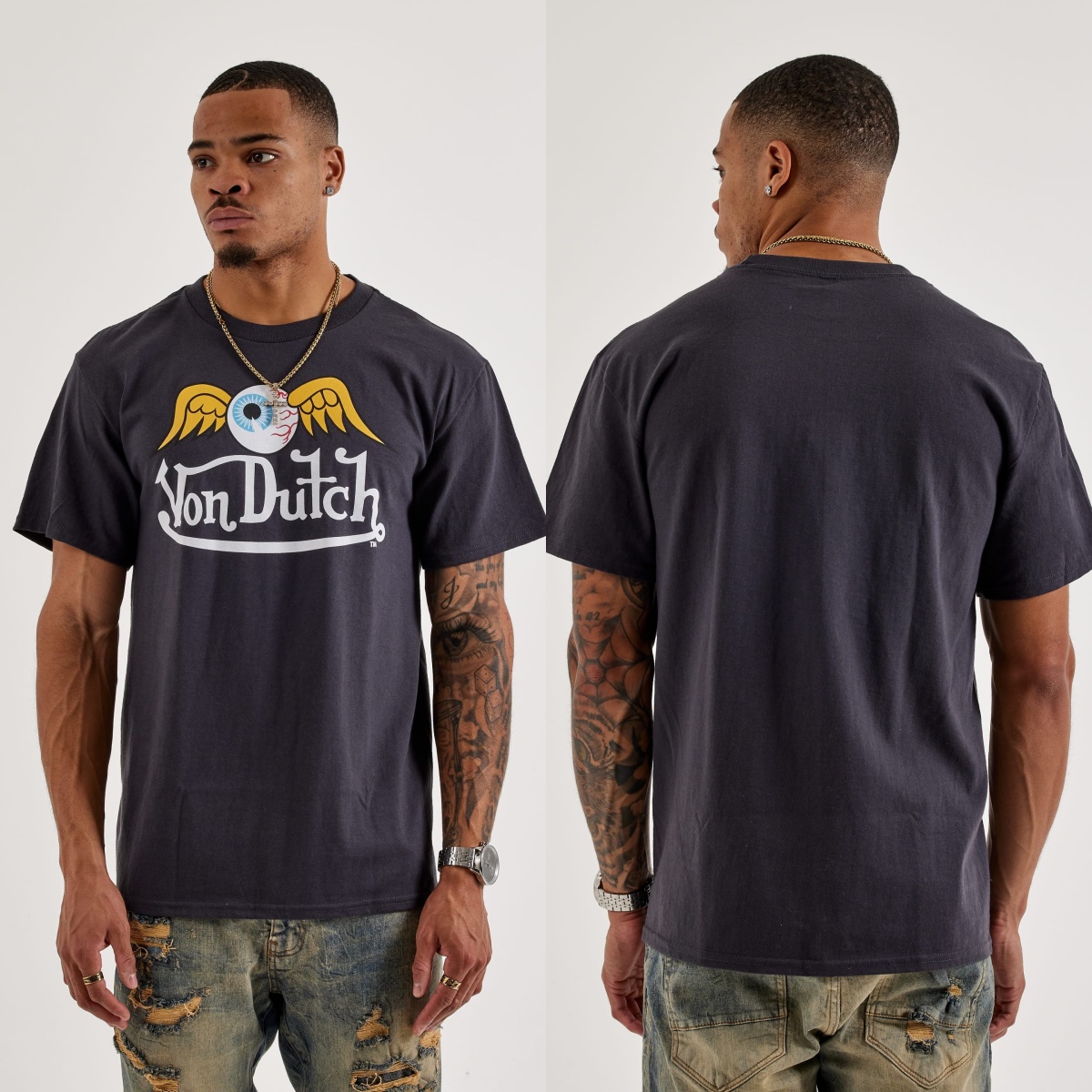 Camiseta con logotipo de Flyin - Streetwear Brand With Eye reseña y precio
