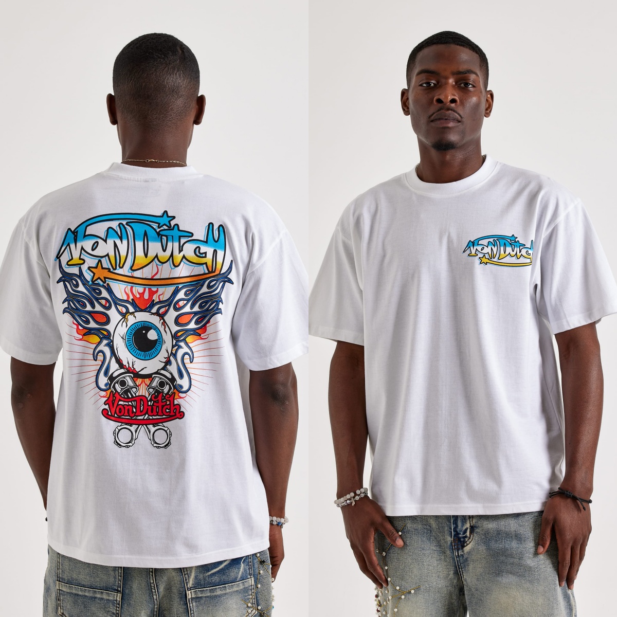 Camiseta con logotipo de Flyin - Streetwear Brand With Eye reseña y precio
